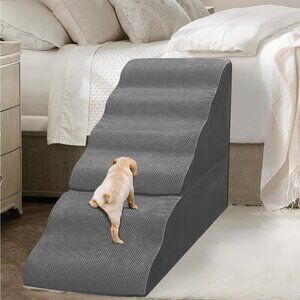 MALOROY Dog Stairs for High Beds 30-36 inches Tall,